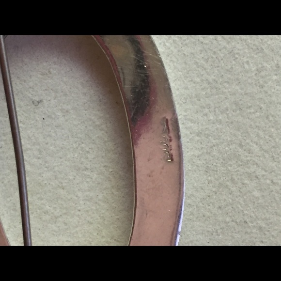 Two sterling silver geometric retro brooches - Picture 6 of 8